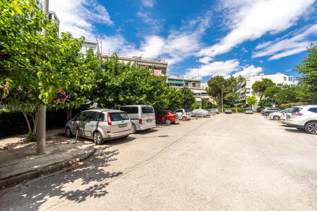 Άνετο & Ήσυχο Διαμέρισμα Για 4 เอเธนส์ ภายนอก รูปภาพ